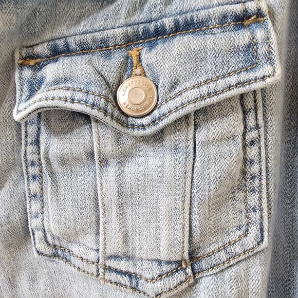 Aeropostale 4R Low Rise Flare Jeans Light Wash Y2K Vintage Retro Revival Classic - Picture 6 of 10